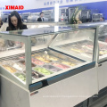 Ice cream showcase 12 pan freezer